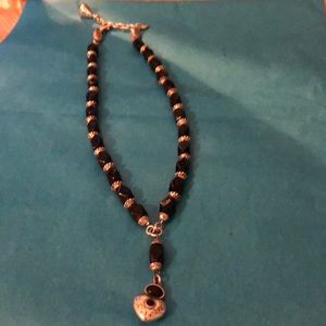 Vintage Brighton onyx necklace. This Brighton jewelry has skyrocketed.